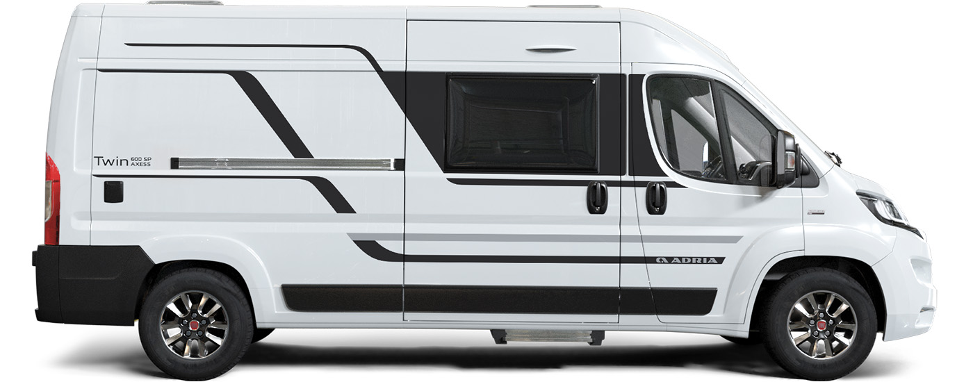 Adria Twin Van Serie Axess 600 SP Seitenansicht