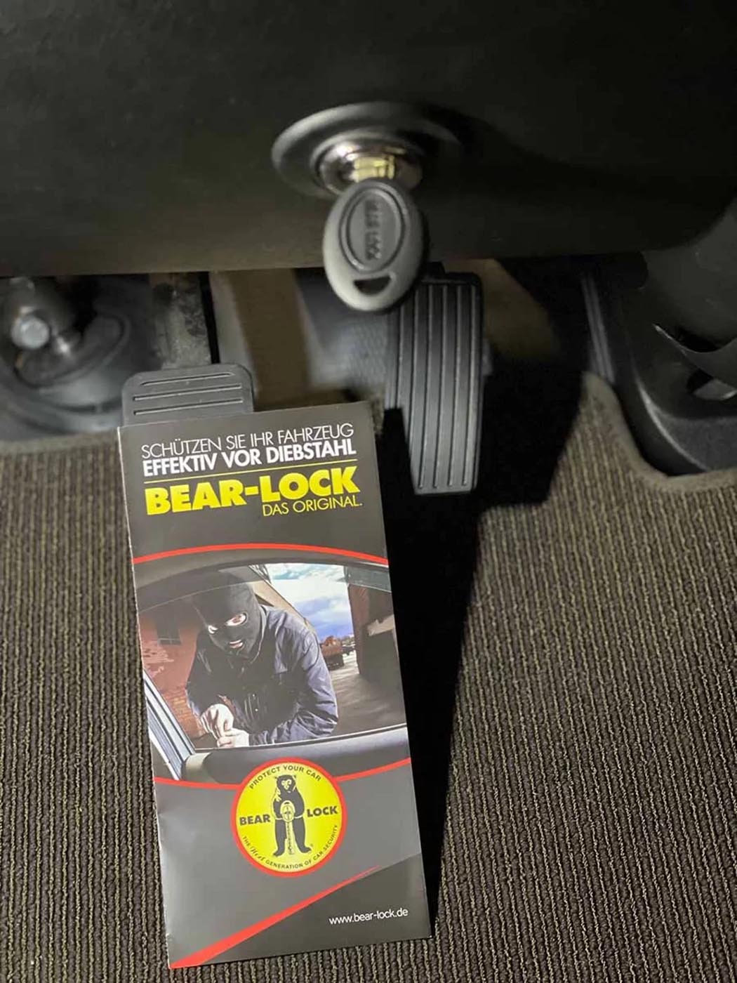 Bear-Lock gegen Wohnmobil Diebstahl