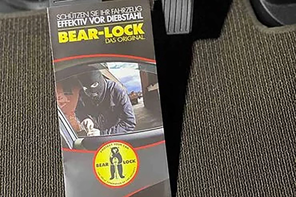 Bear-Lock gegen Autodiebstahl